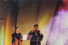 S. P. Balasubrahmanyam performing during the ‘Lite Music Nite’ at Saarang 2000