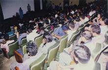 Participants perform at an event held during the Saarang 2000 cultural festival