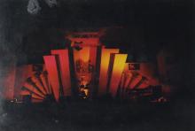 Special stage décor at the Open Air Theatre on occasion of Saarang 2000