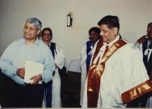 Dr. Gururaj Deshpande and Prof. R. Natarajan, Special Convocation (2001)
