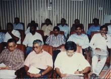 Some of the attendees of the 2001 Special Convocation