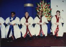 IIT Madras administrators at the Special Convocation, 2001