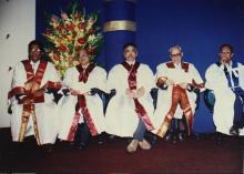 IIT Madras administrators at the Special Convocation, 2001