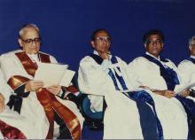A moment from the 2001 Special Convocation