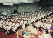 A view of the audience at the 2001 Special Convocation