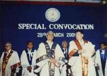During the Special Convocation, 2001