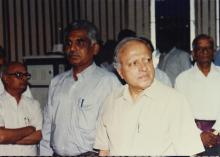 A close-up shot of Mr. M. S. Swaminathan, Special Convocation (2001)