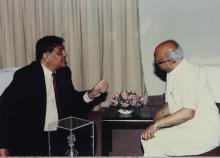 Prof. R. Natarajan in conversation with Prof. P. V. Indiresan, Special Convocation (2001)