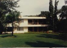 A photograph of the Bose-Einstein Guest House, IIT Madras