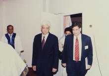 Mr. Azim Premji and Prof. R. Natarajan, 38th Convocation (2001)