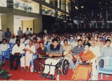 An image of the audience during the 38th Convocation, 2001