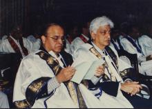 Mr. Krishnaswamy Kasturirangan and Mr. Azim Premji at the 38th Convocation,  2001