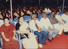 The audience at the 38th Convocation, 2001