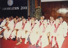 At the 38th Convocation, 2001