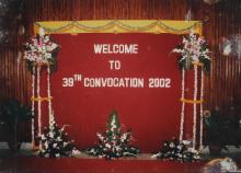 At the 39th Convocation of IIT Madras, 2002