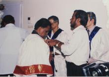 A moment from the 39th Convocation, 2002