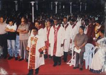 The academic procession during the 39th Convocation, 2002