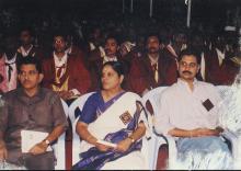 A section of the audience at the 39th Convocation, 2002
