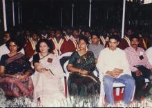 A section of the audience at the 39th Convocation, 2002