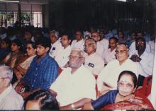 Some of the audience members at the 39th Convocation, 2002