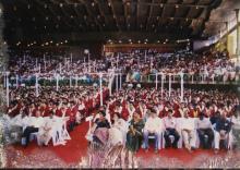 At the Student Activities Centre (SAC) during the 39th Convocation, 2002
