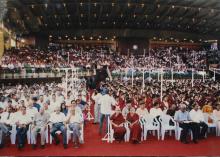 At the Student Activities Centre (SAC) during the 39th Convocation, 2002