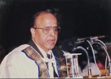 Dr. Krishnaswamy Kasturirangan speaks at the 39th Convocation, 2002