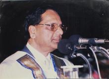 Dr. K. Anji Reddy speaks at the 39th Convocation, 2002