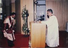 A moment from the 39th Convocation, 2002