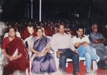 Some of the audience members at the 39th Convocation, 2002