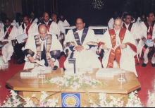 A moment from the 39th Convocation, 2002